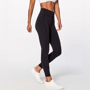 Lululemon In Movement 7/8 Tight Everlux 25" Black (Repaired)